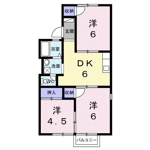 コーポラス宮の前（201） 間取り図画像