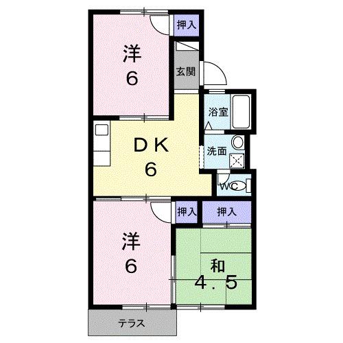 コーポラス宮の前（102） 間取り図画像