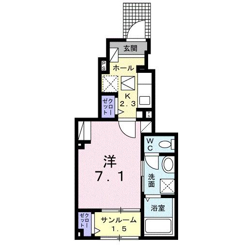 Ｂｏｓｃａｔｏ　Ｇ（103） 間取り図画像