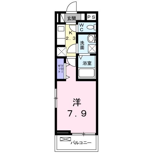 グレイスフル・ユウナⅢ（204） 間取り図画像