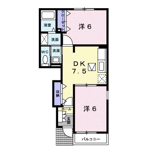 グリーン・メゾンＡ（103） 間取り図画像