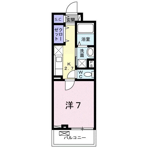 Ｂｏｓｃａｔｏ　Ｈ（204） 間取り図画像