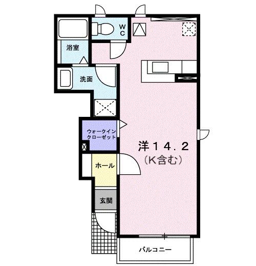 プラティークＡ（103） 間取り図画像