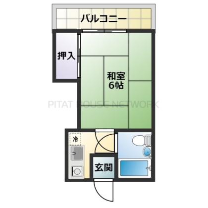 コーポ中央 間取り図写真