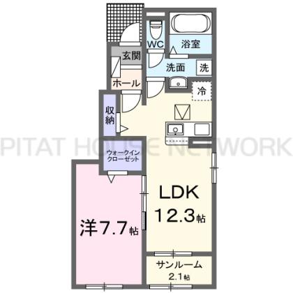 アンピーノⅢ 間取り図写真