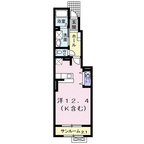 リファインドⅢ（104） 間取り図画像