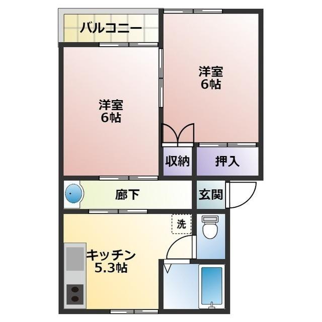 S・Iペアハウス（202） 間取り図画像