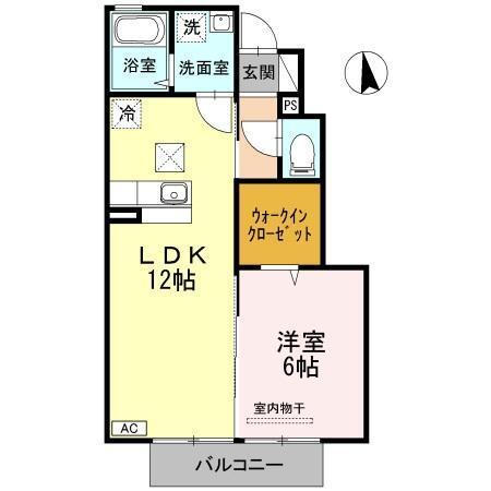 モダンセジュール　K（K102） 間取り図画像