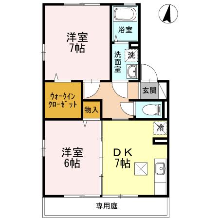 リッツハウス上野（103） 間取り図画像