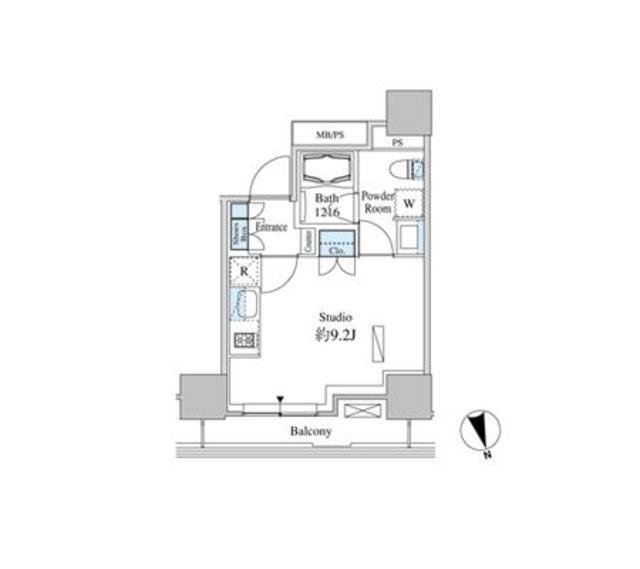 ベルファース芝浦タワー（802） 間取り図画像
