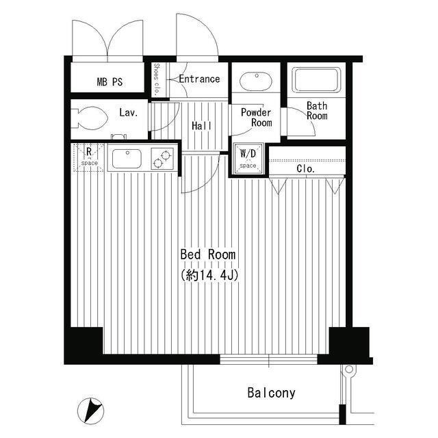 Ｗａｔ’ｓ白金（407） 間取り図画像