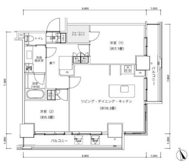  間取り図写真