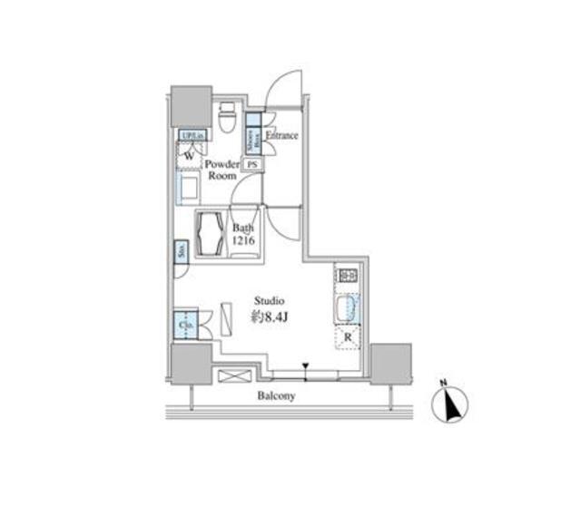 ベルファース芝浦タワー（1008） 間取り図画像