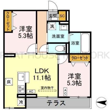  間取り図写真