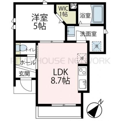 1LDKです。