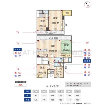  間取り図写真