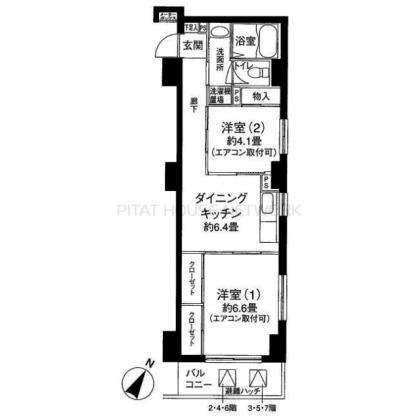  間取り図写真