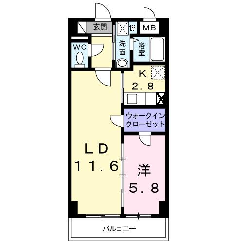 リヴィエール（308） 間取り図画像