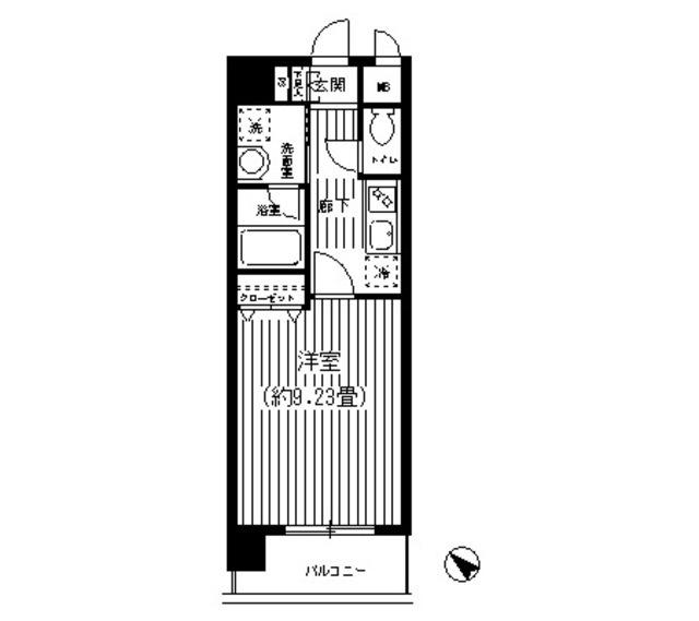 レジアス新横浜（604） 間取り図画像