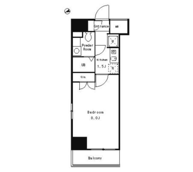 パークキューブ武蔵小杉（401） 間取り図画像