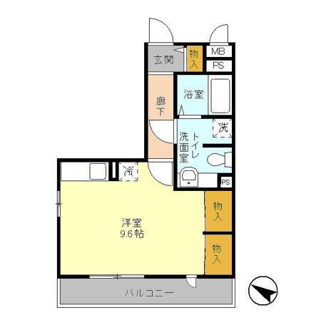 フローラ（306） 間取り図画像