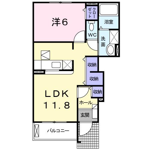 パレ　ドールＣ（103） 間取り図画像