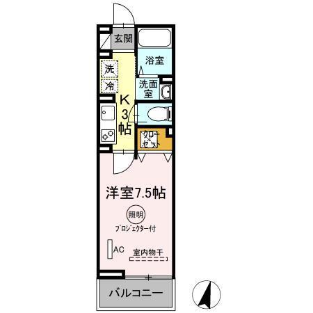 セジュール AOBA ボヌール（112） 間取り図画像