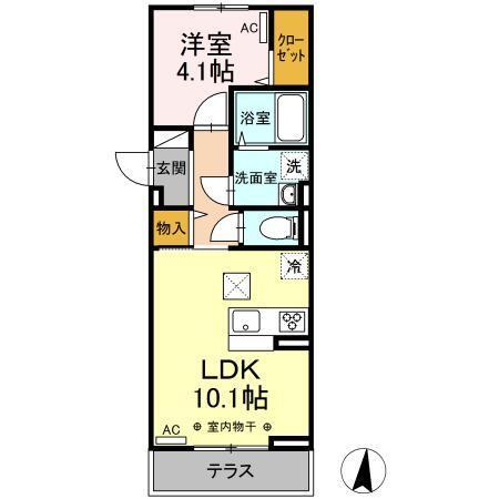 avenir（105） 間取り図画像