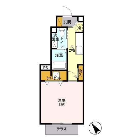 アゴラ藤湯（102） 間取り図画像