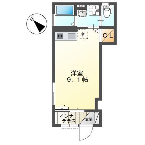 グレイシャス三田 間取り図画像