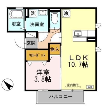 コート白山道Ⅲ（301） 間取り図画像