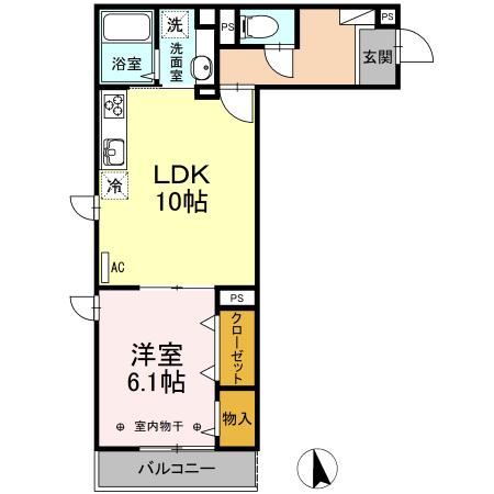 Plage(プラージュ）（101） 間取り図画像