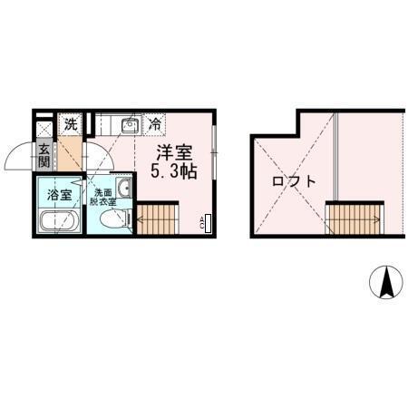 如水（102） 間取り図画像