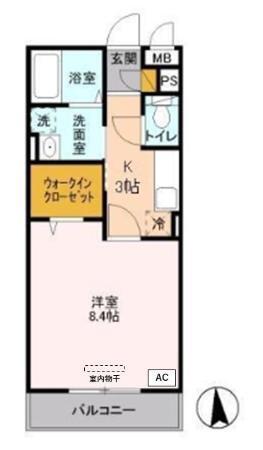 アルスノーヴァⅡ（206） 間取り図画像