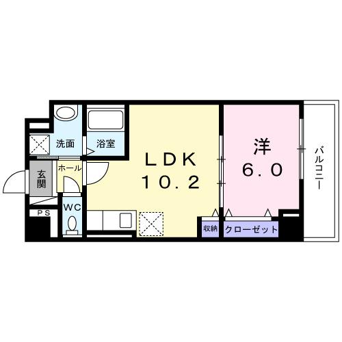 グリシーヌ−ＴⅢ（402） 間取り図画像