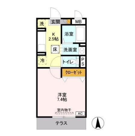 ソレイユ柏陽（103） 間取り図画像