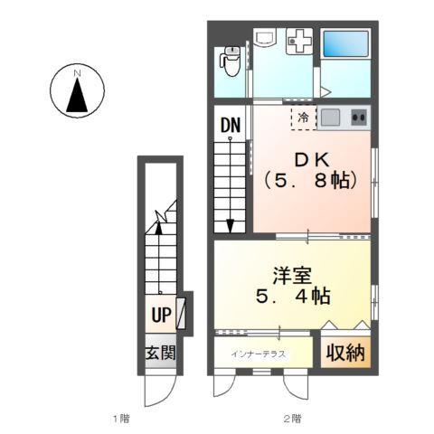 Ｋｎｏｔｔｏｎ 間取り図画像