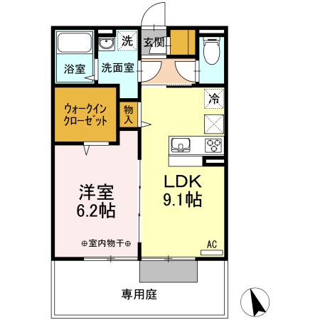 luce sereno（101） 間取り図画像