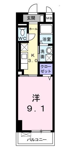 ベル　アンジュ（202） 間取り図画像