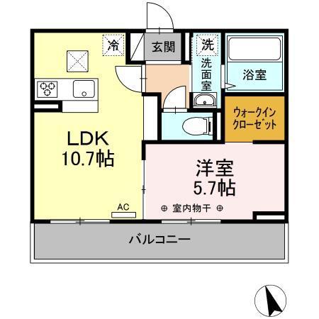 ウェルデンス戸塚　Ａ（102） 間取り図画像