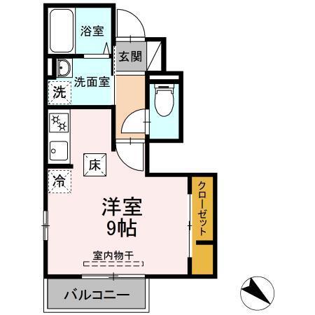 アロサールＫ（103） 間取り図画像