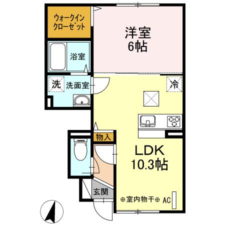 BLESS港南台（105） 間取り図画像