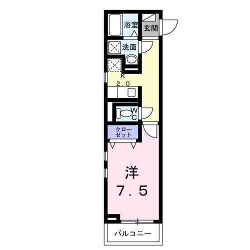 ヴェリーヌ（106） 間取り図画像