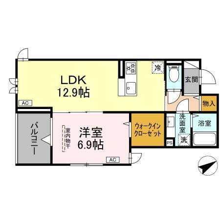 Creatore (ｸﾚｱﾄｰﾚ)（203） 間取り図画像