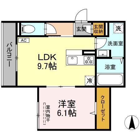 ボヌール（203） 間取り図画像