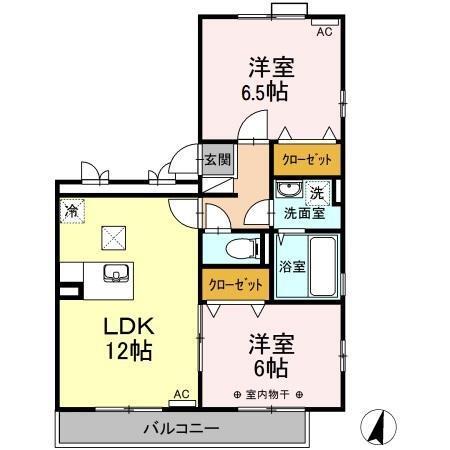 エーデルハイムＡ（101） 間取り図画像