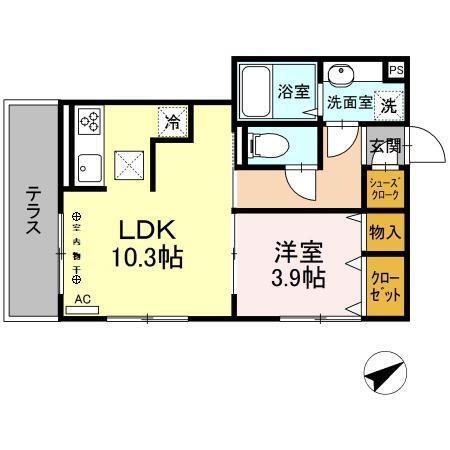 シルフィード（101） 間取り図画像