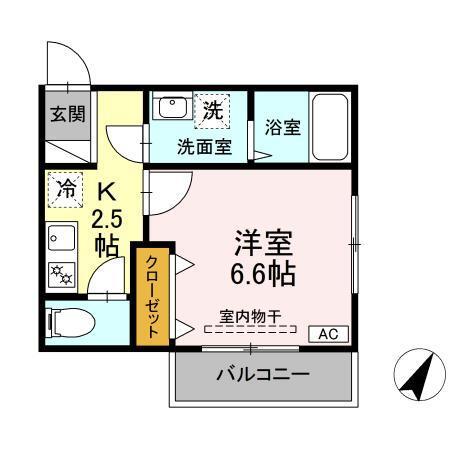 Apt.NRT（201） 間取り図画像
