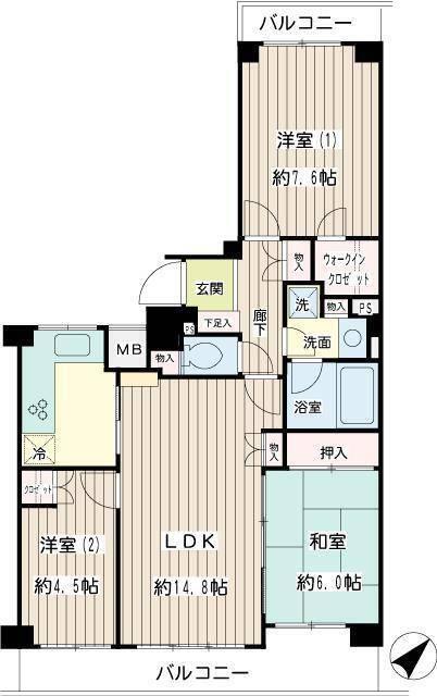  間取り図写真