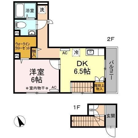 ファミール高津（202） 間取り図画像